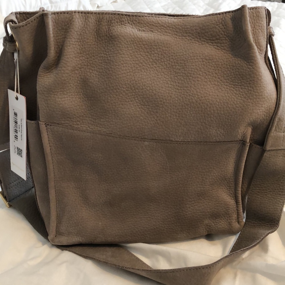 HAMMITT DAVIS MED IN GRAY NATURAL NWT - Picture 1 of 9